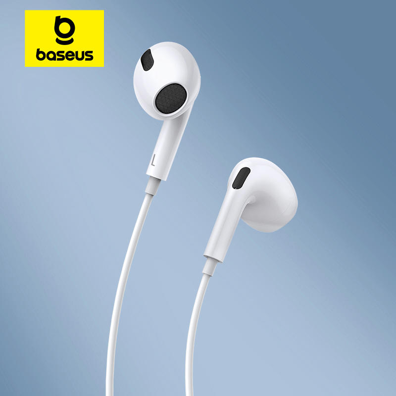 Wired Earphone Lightning - Baseus C17 Auricolare cablato Tipo-C con