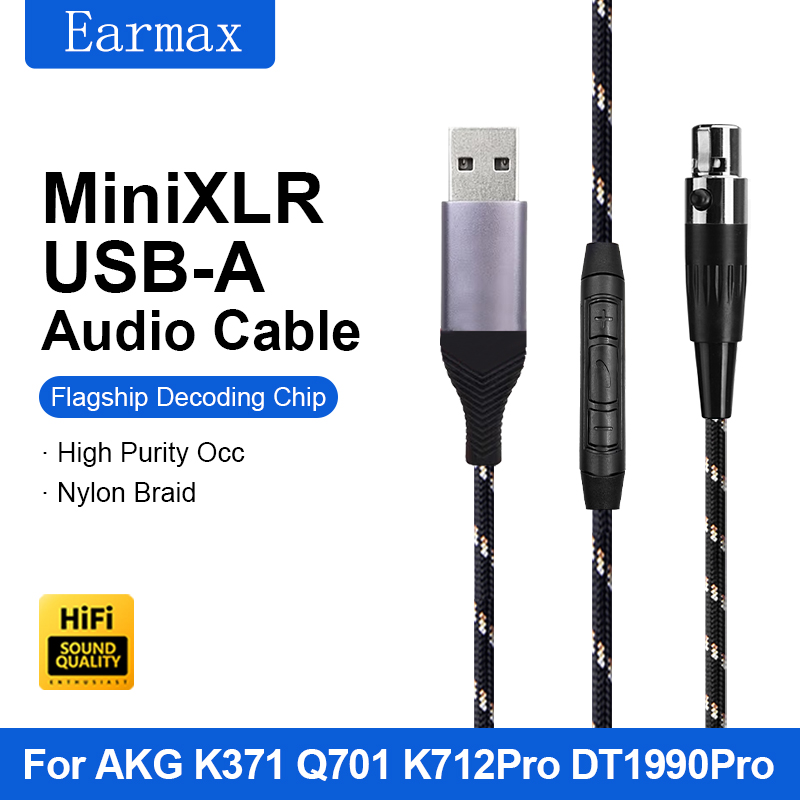 Wired Earphone Lightning - Per AKG Q701 K240S K272 K371K701