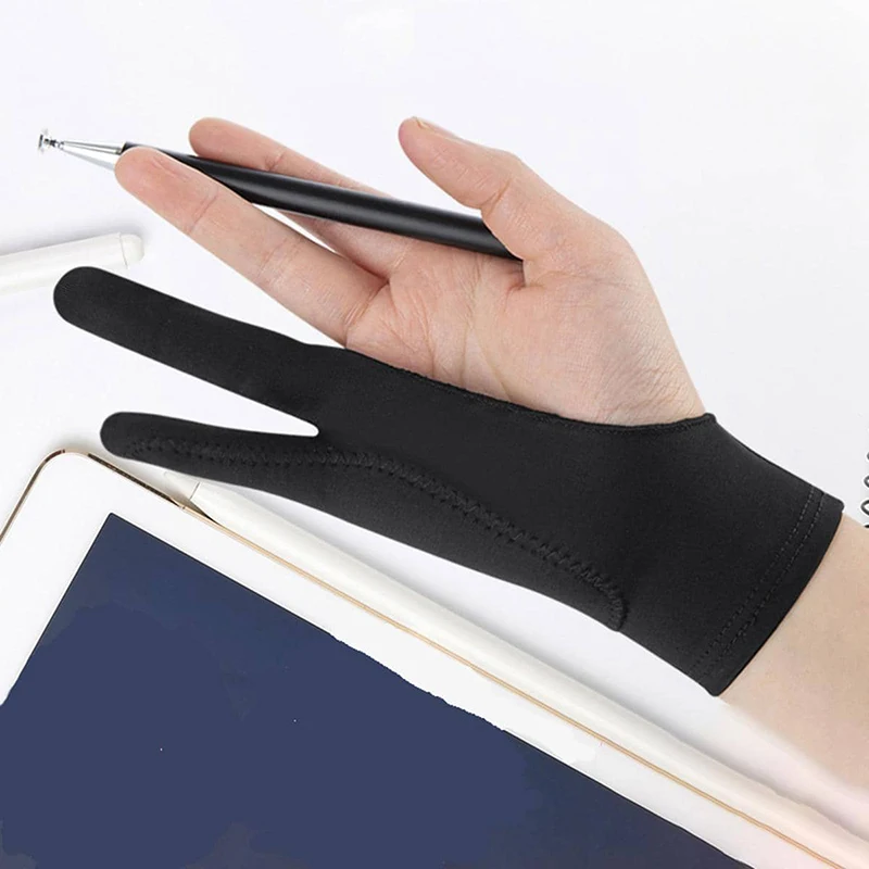 Drawing Glove Artist - 1/2 strati Arte 2 Dito Anti-mistouch