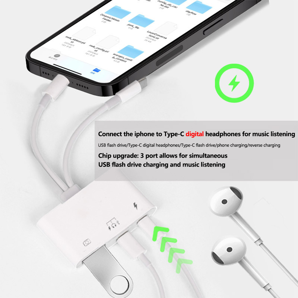 2 in 1 Lightning Tipo C a USB  - Wired Earphone Lightning recensione e prezzo